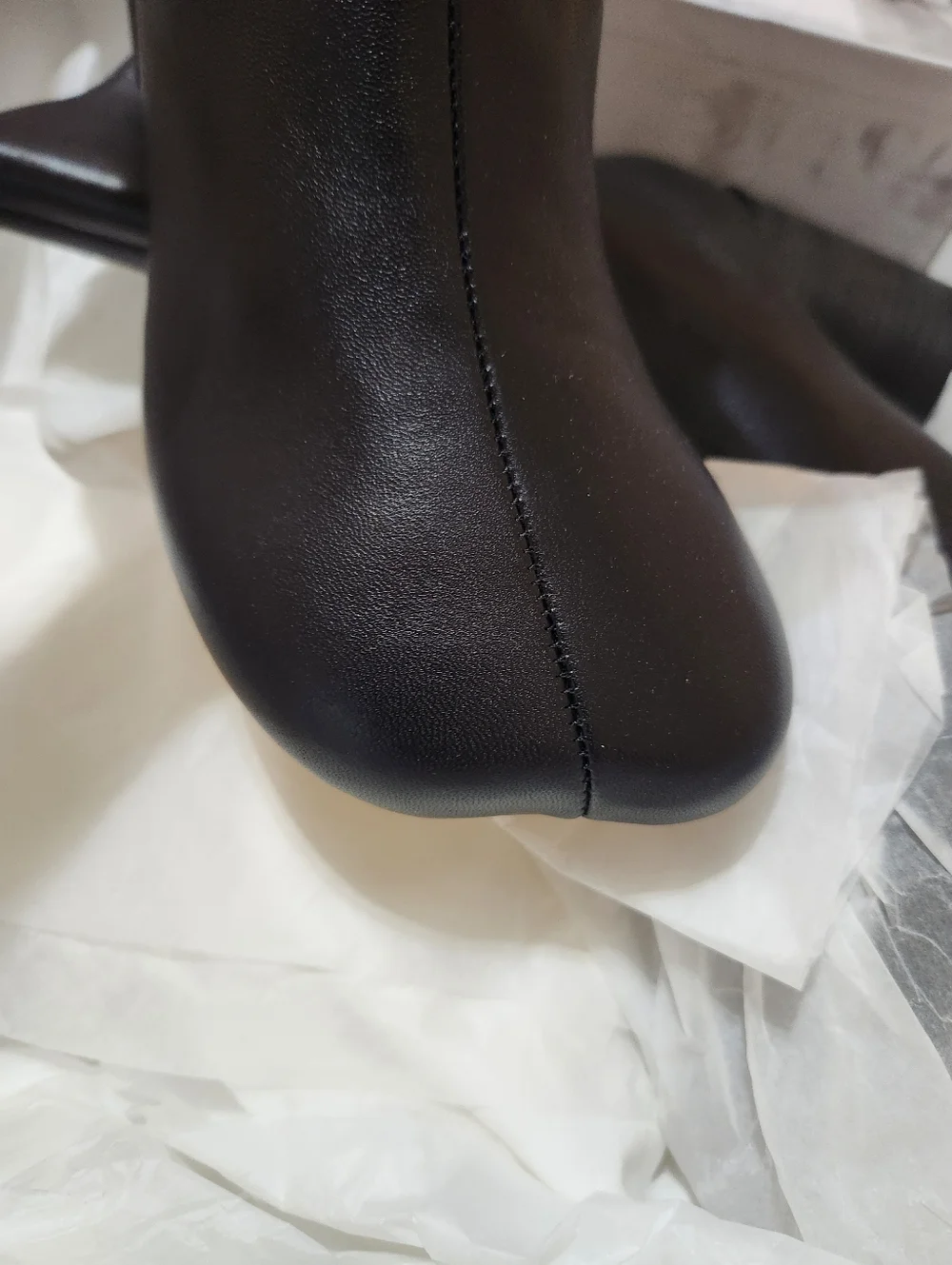 MM6 Maison Martin Margiela Anatomic Ankle Boots In Black New In Box - Picture 9 of 16
